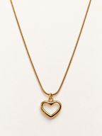 Pearl Heart Pendant Necklace