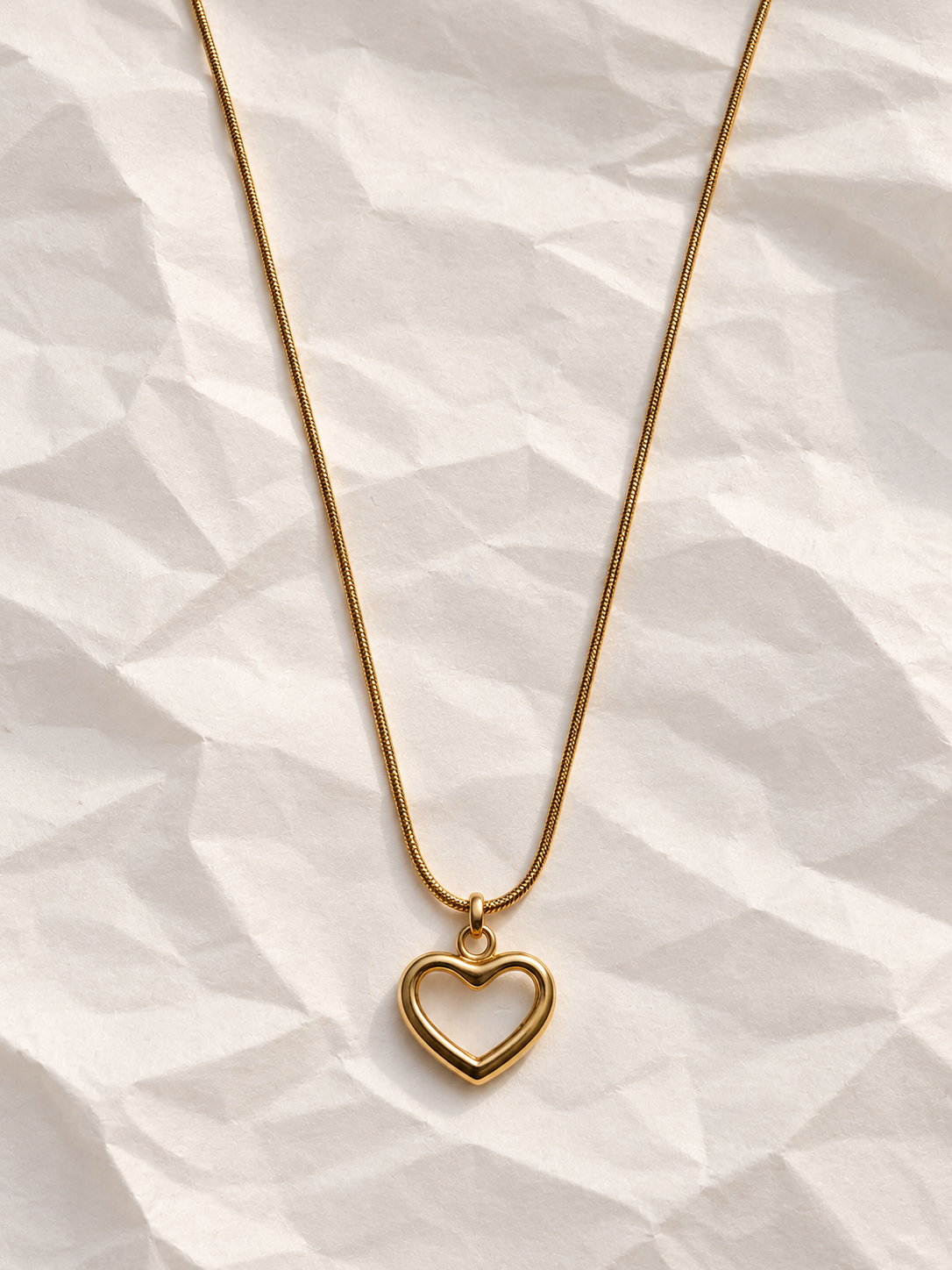Pearl Heart Pendant Necklace