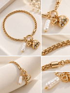 Elegant Gold Charm Bracelet