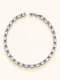 Silver Crystal Tennis Bracelet