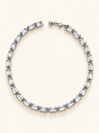 Silver Crystal Tennis Bracelet