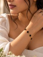 Black Clover Gold Bracelet