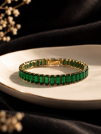 Emerald Luxe Tennis Bracelet
