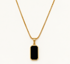 Reversible Gemstone Pendant Necklace