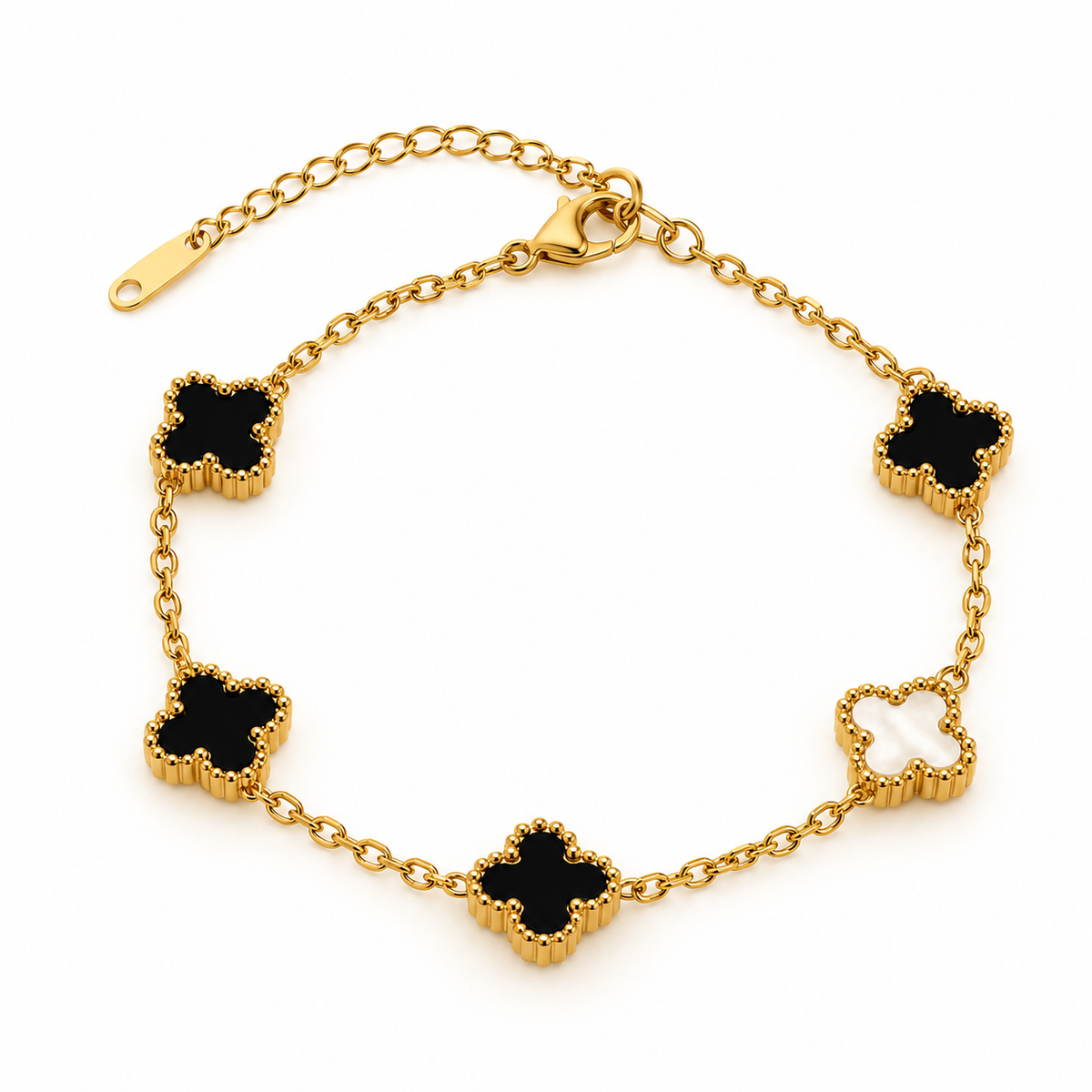 Black Clover Gold Bracelet