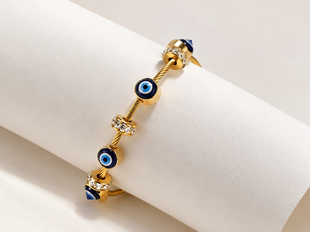 Nazar Luxe Charm Bracelet