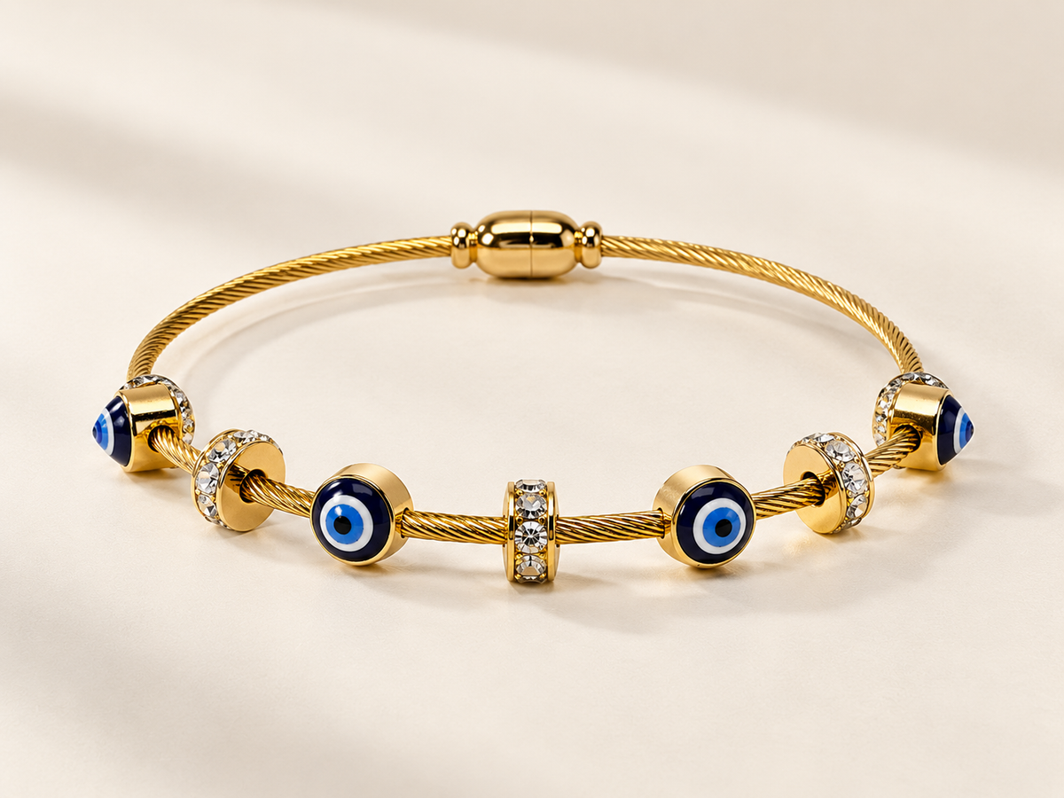 Nazar Luxe Charm Bracelet