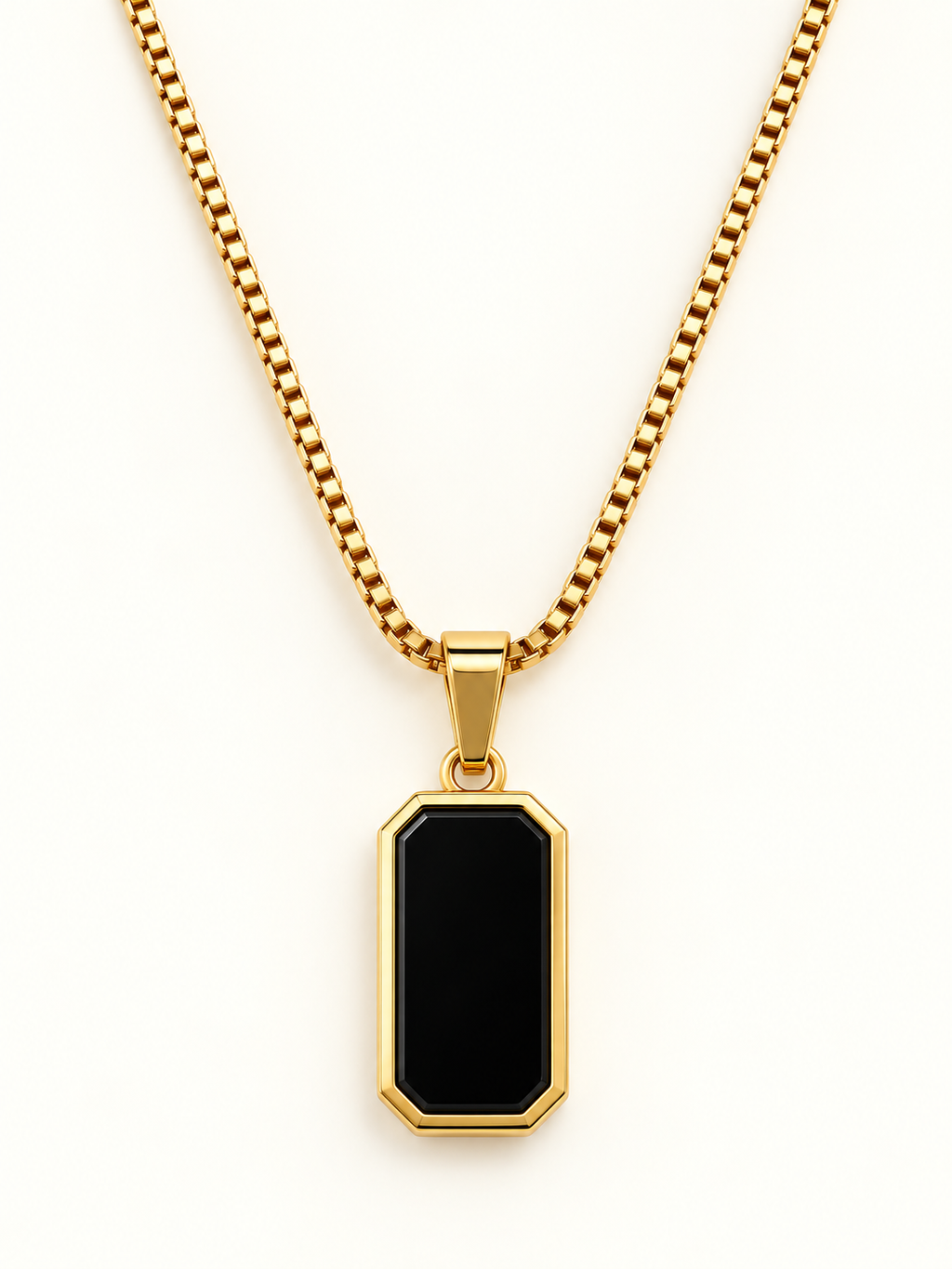 Reversible Gemstone Pendant Necklace