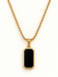 Reversible Gemstone Pendant Necklace