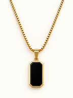 Reversible Gemstone Pendant Necklace