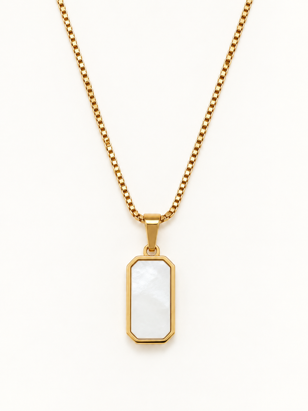 Reversible Gemstone Pendant Necklace