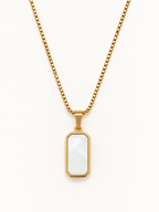 Reversible Gemstone Pendant Necklace