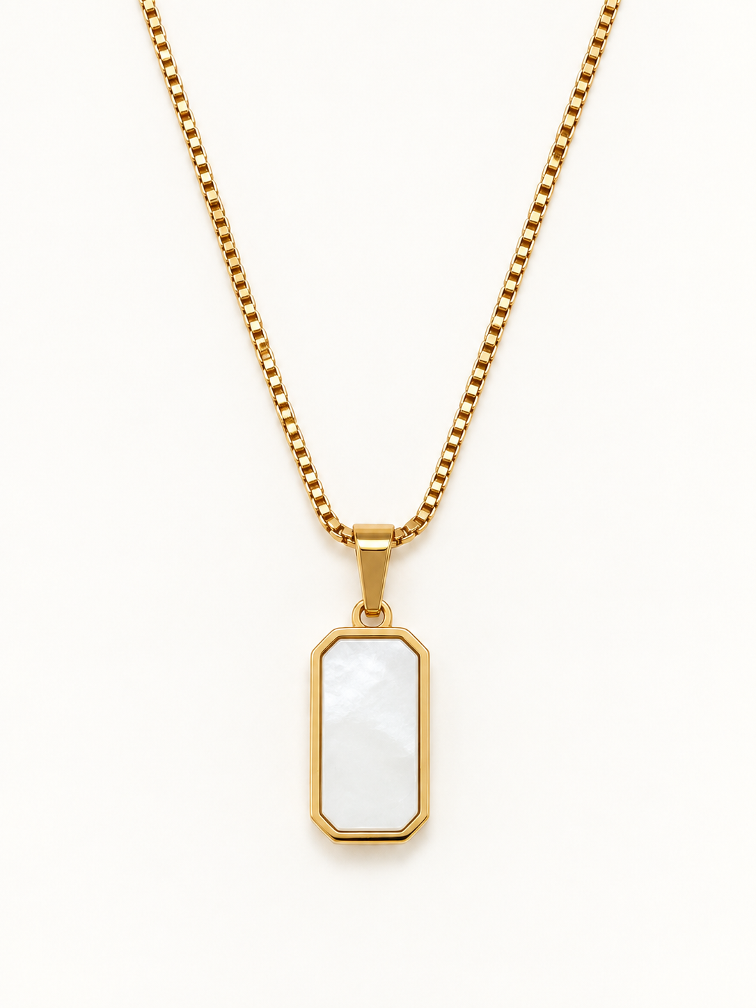 Reversible Gemstone Pendant Necklace