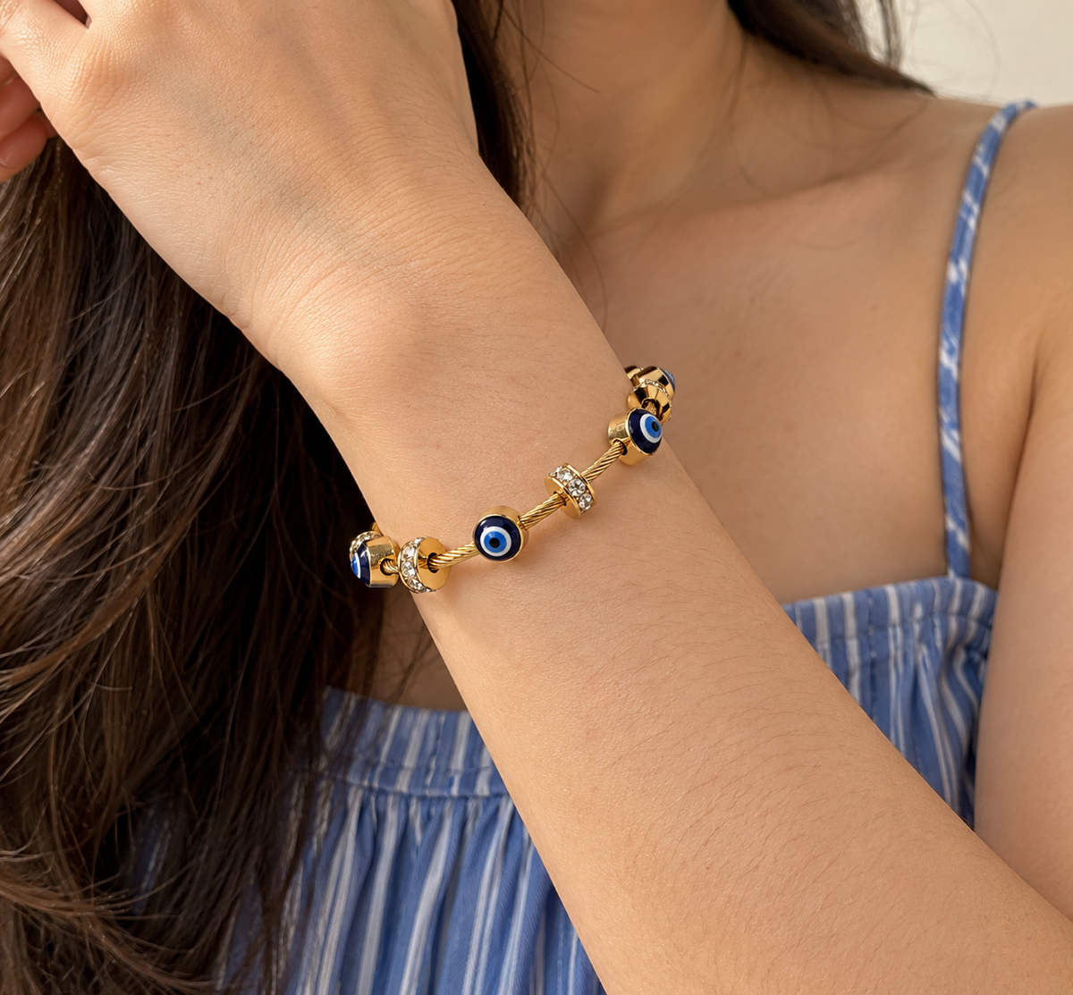 Nazar Luxe Charm Bracelet