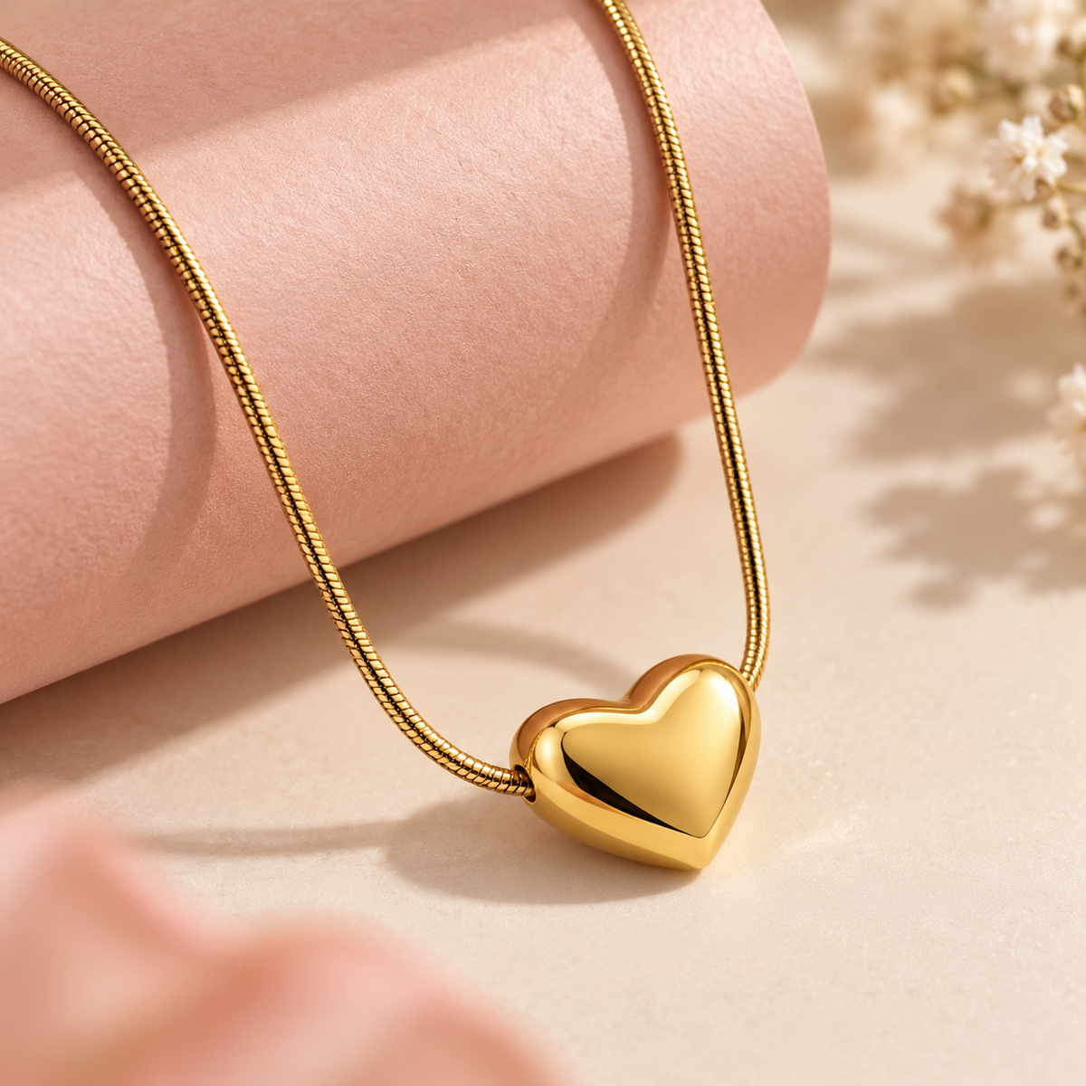 Dainty Heart Pendant Necklace