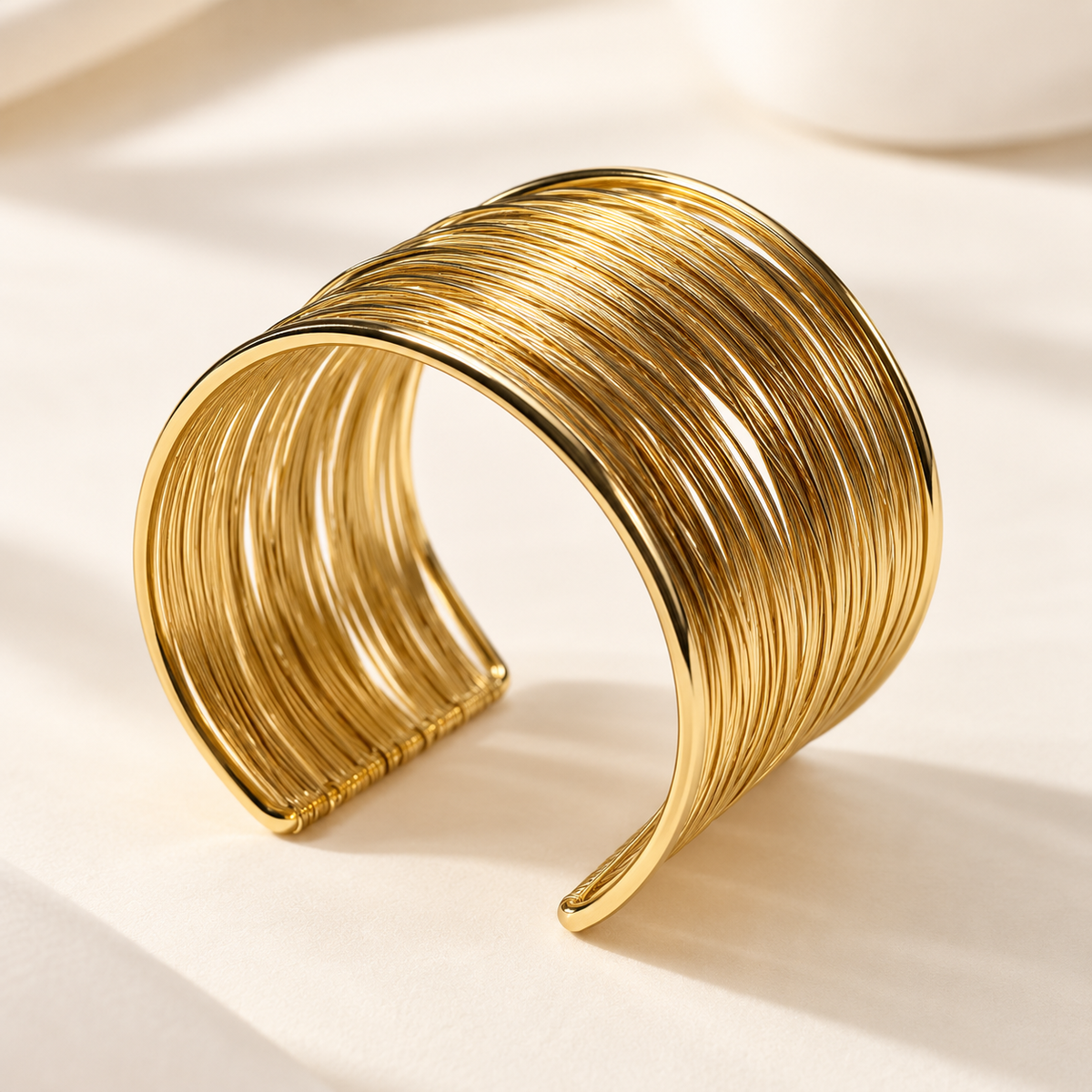Golden Muse Cuff Bracelet