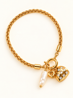 Elegant Gold Charm Bracelet
