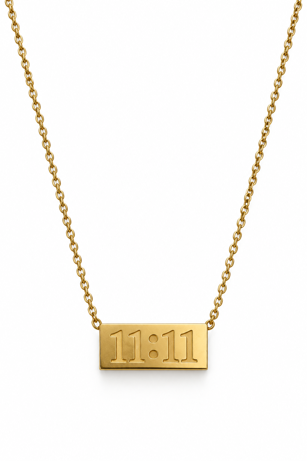 11:11 Gold Bar Necklace