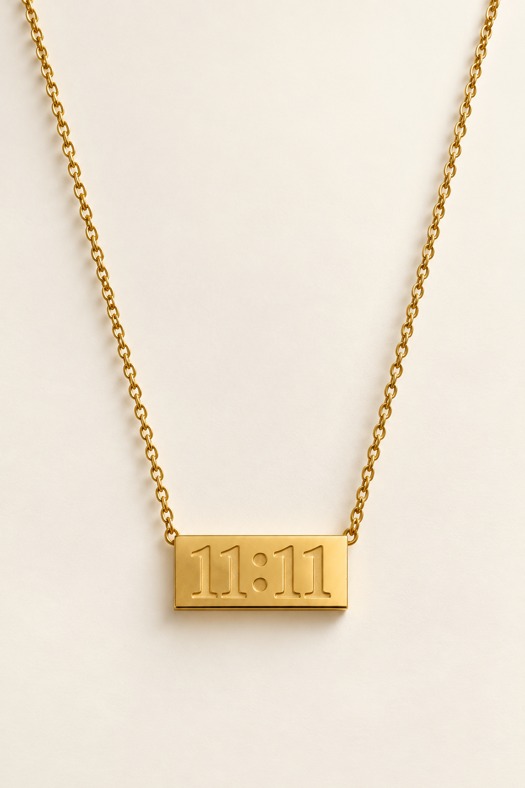 11:11 Gold Bar Necklace
