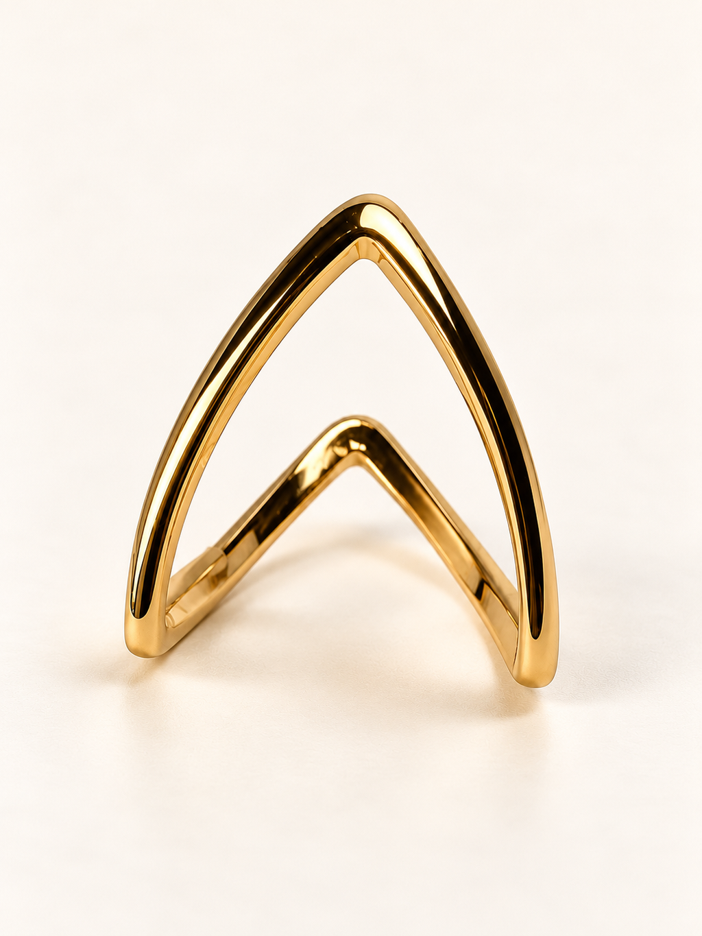 V-Shaped Minimalist Ring