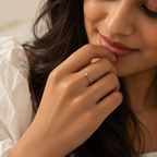 Solitaire Crystal Ring